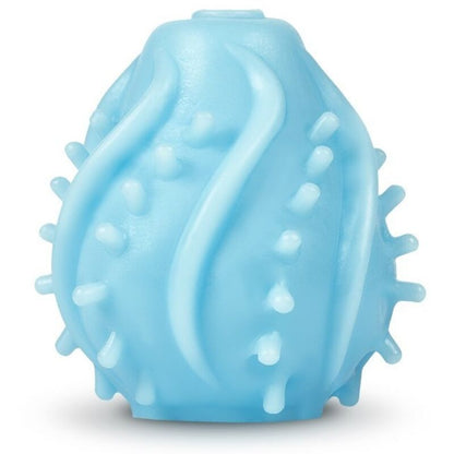 G-VIBE - REUSABLE TEXTURED MASTURBATOR EGG BLUE