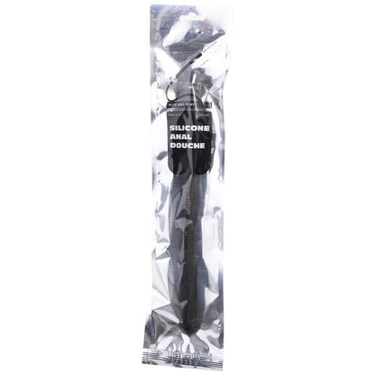 ALL BLACK - BEADED SHOWER ANAL SILICONE 27 CM