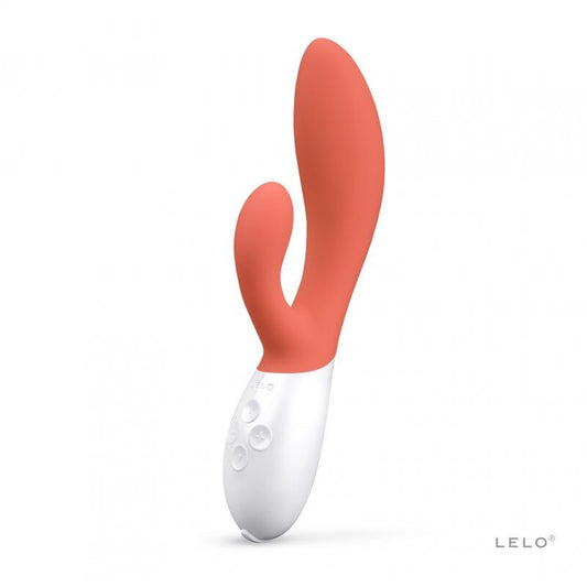 LELO - INA 3 LUXURY CORAL RABBIT VIBRATOR