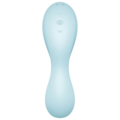 SATISFYER - CURVY TRINITY 5 AIR PULSE STIMULATOR & VIBRATOR APP WHITE