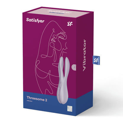 SATISFYER - THREESOME 2 VIBRATOR BLACK