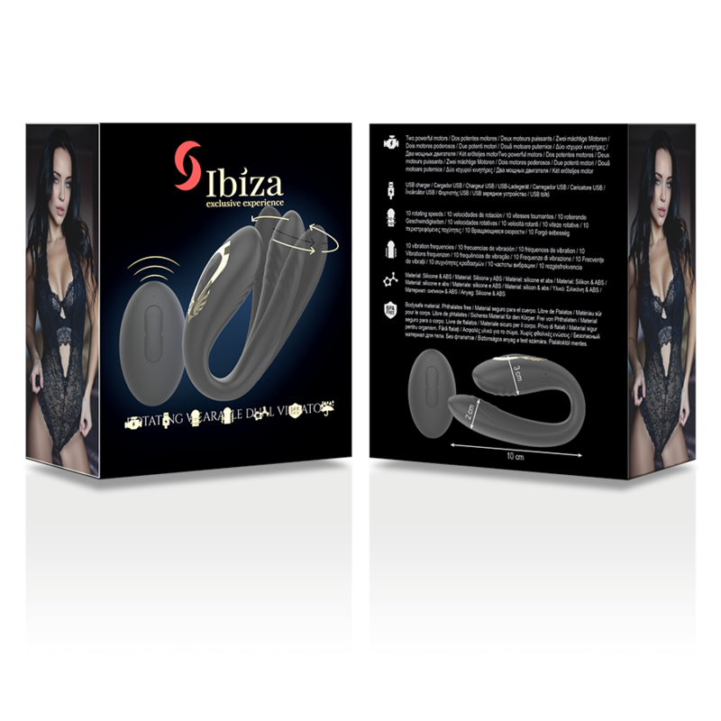 IBIZA - ROTATING DUAL VIBRATOR