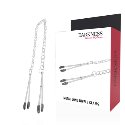 DARKNESS - ADJUSTABLE METAL NIPPLE Clamps