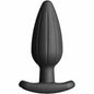 ELECTRASTIM - SILICONE BLACK ROCKER BUTT PLUG LARGE