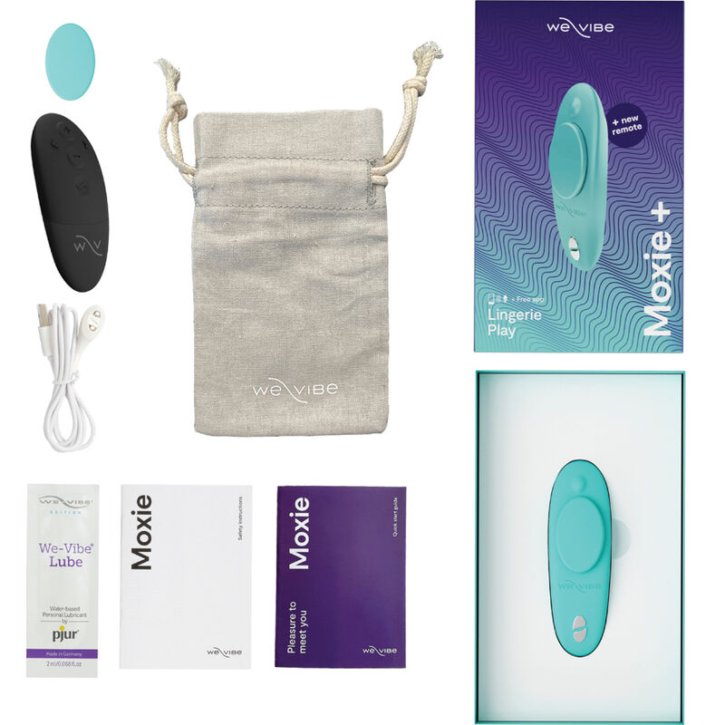 WE-VIBE - MOXIE + AQUA CLITORAL VIBRATOR