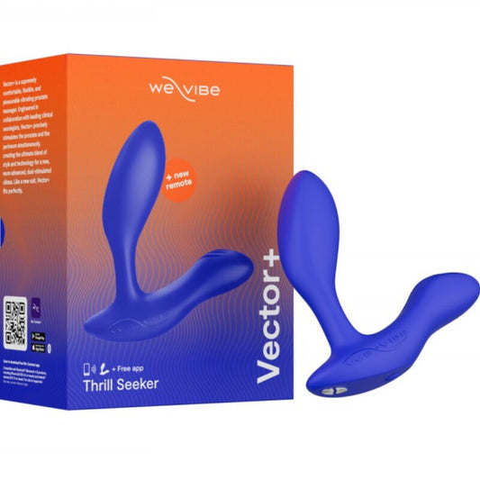 WE-VIBE - VECTOR+ BLUE PROSTATE MASSAGER