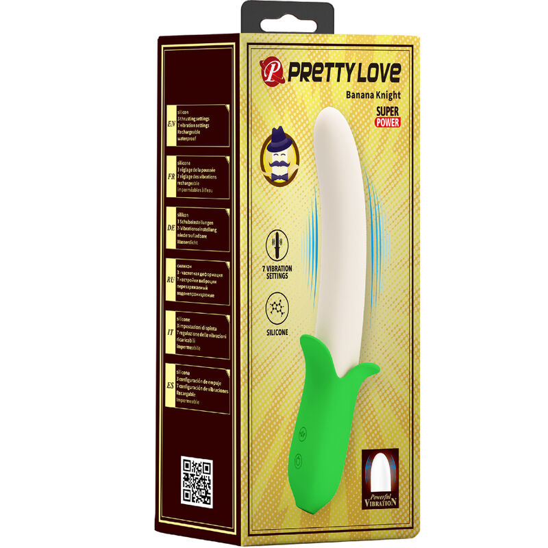 PRETTY LOVE - BANANA KNIGHT SUPER POWER 7 SILICONE VIBRATIONS