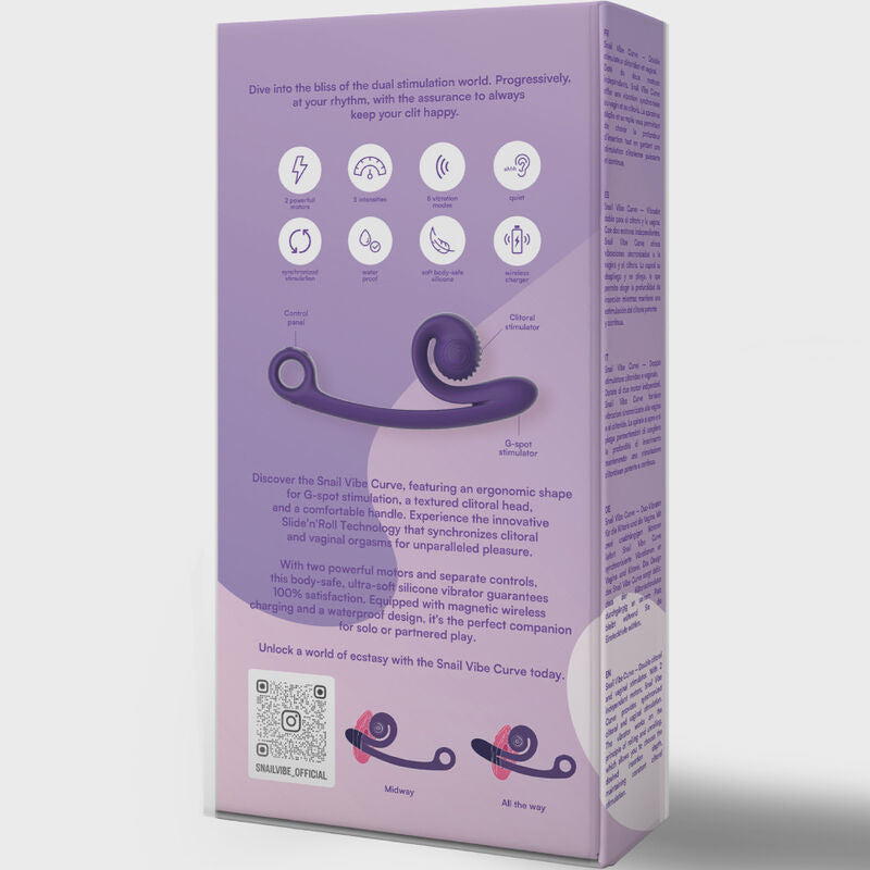 SNAIL VIBE - CURVE VIBRATOR PINK