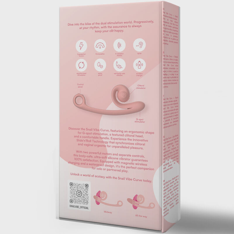 SNAIL VIBE - CURVE VIBRATOR PINK