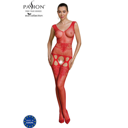 PASSION - ECO COLLECTION BODYSTOCKING ECO BS014 BLACK