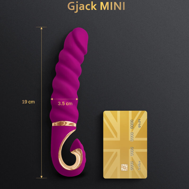 G-VIBE - GJACK MINI PURPLE SILICONE VIBRATOR