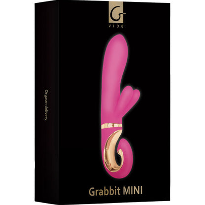 G-VIBE - GRABBIT MINI PINK SILICONE VIBRATOR