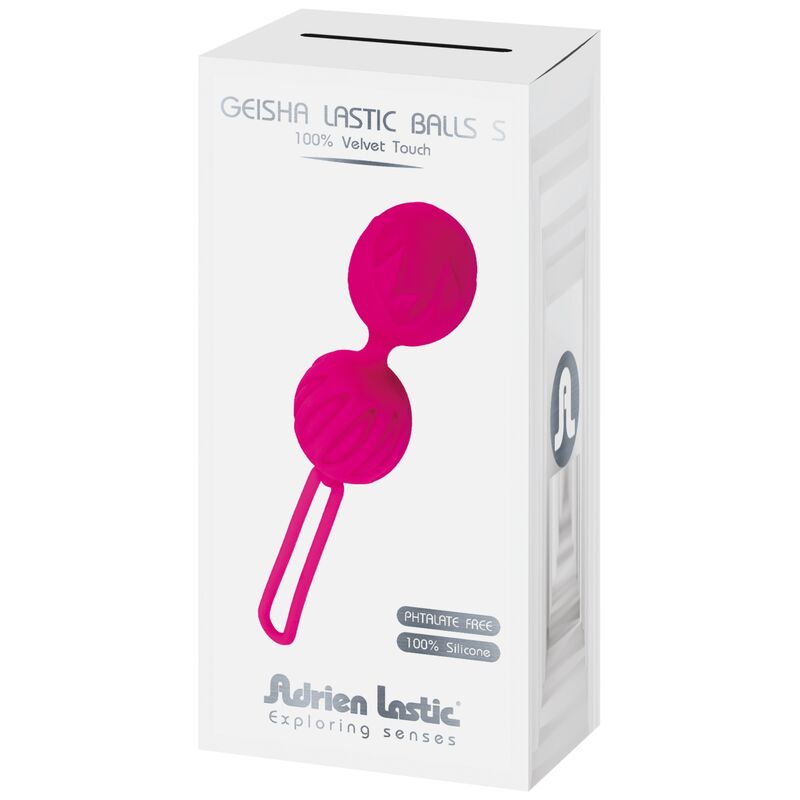 ADRIEN LASTIC - GEISHA LASTIC SILICONE BALLS SIZE S FUCHSIA