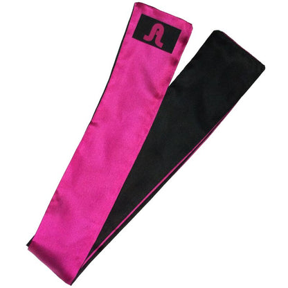 ADRIEN LASTIC - REVERSIBLE SATIN PINK/BLACK BANDAGE