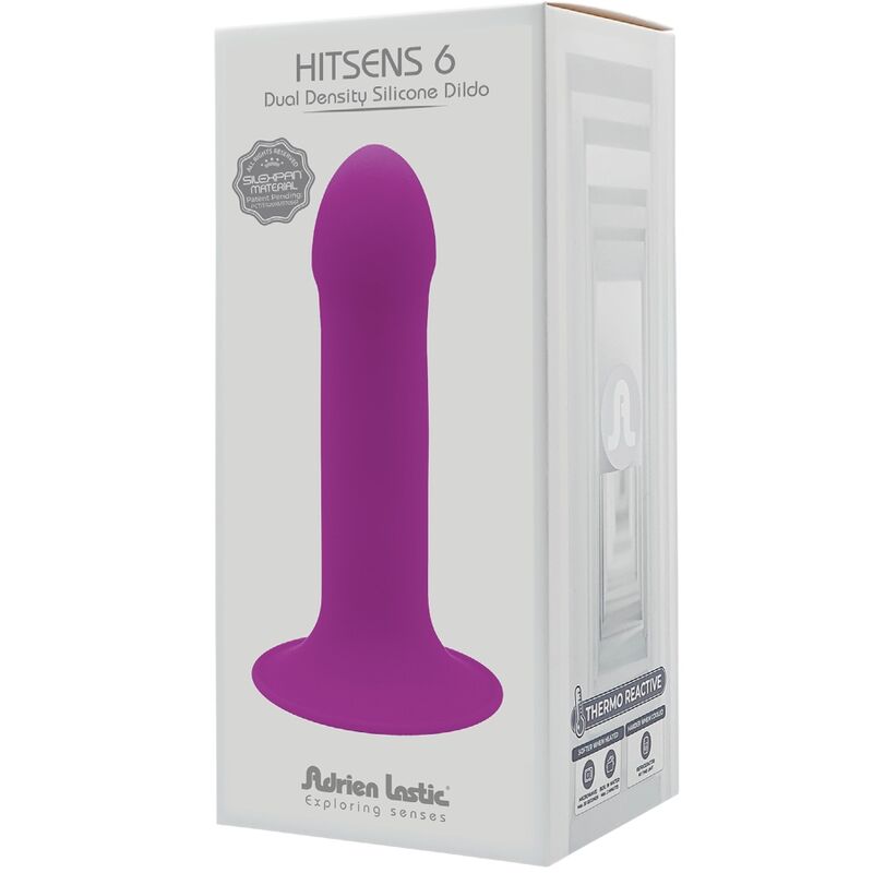 ADRIEN LASTIC - HITSENS 6 SILICONE DILDO VIOLET