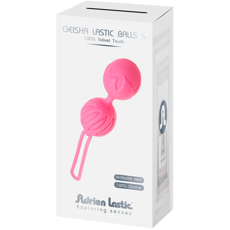 ADRIEN LASTIC - GEISHA LASTIC SILICONE BALLS SIZE S PINK