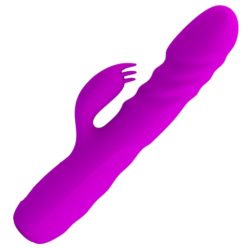 PRETTY LOVE - MELANIE PURPLE RECHARGEABLE RABBIT VIBRATOR