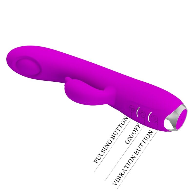 PRETTY LOVE - REGINA RECHARGEABLE VIBRATOR-SUCKER PURPLE