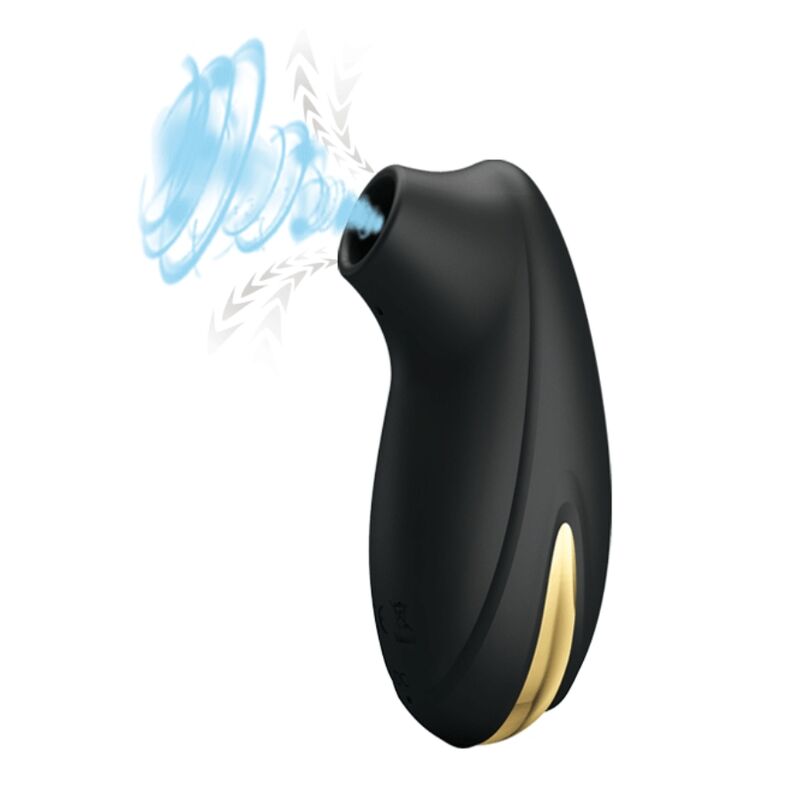 PRETTY LOVE - BLACK RECHARGEABLE LUXURY SUCTION MASSAGER