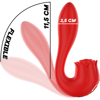 MIA - SELENA STIMULATOR VIBRATING + TAPPING RED