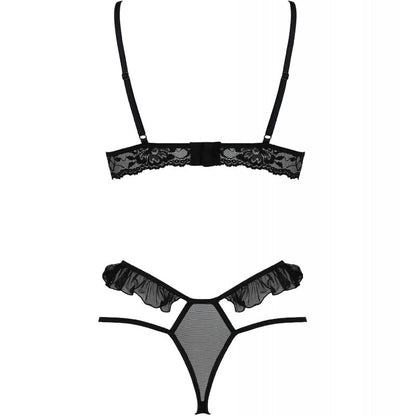 PASSION - DOLLY SET TWO PIECES BLACK S/M