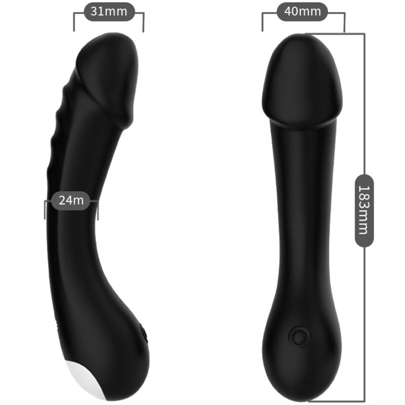 ARMONY - DILDO VIBRATOR G-SPOT SILICONE BLACK