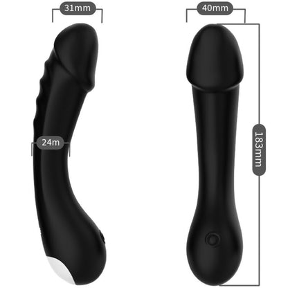 ARMONY - DILDO VIBRATOR G-SPOT SILICONE BLACK