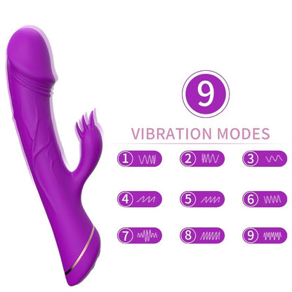 ARMONY - DILDO VIBRATOR RABBIT SILICONE PURPLE