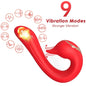 ARMONY - DELFIN VIBRATOR MULTIPOSITION & HEAT EFFECT RED