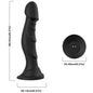 ARMONY - DILDO VIBRATOR & ANAL PLUG REMOTE CONTROL BLACK