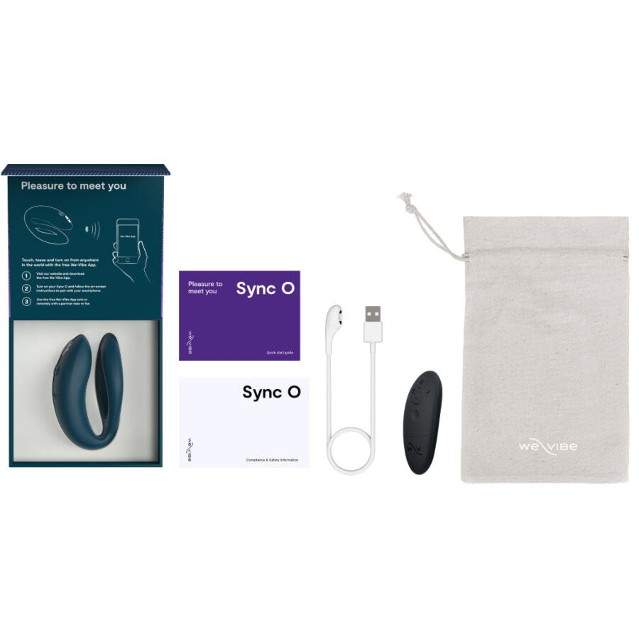 WE-VIBE - SYNC O FLEXIBLE VIBRATOR REMOTE CONTROL DARK GREEN