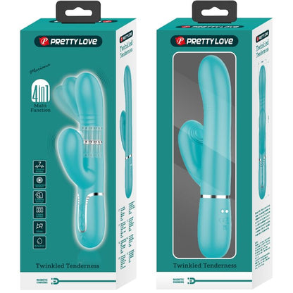 PRETTY LOVE - MULTIFUNCTION G-SPOT VIBRATOR AQUA GREEN