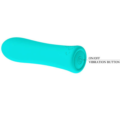 PRETTY LOVE - ALFREDA SUPER POWER VIBRATOR AQUA GREEN