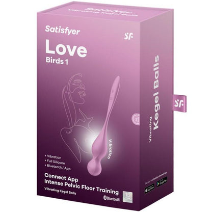 SATISFYER - LOVE BIRDS VIBRATING KEGEL BALLS PINK