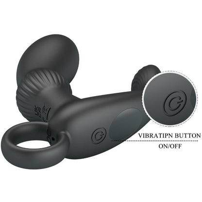 PRETTY LOVE - CAYLA ANAL VIBRATOR MASSAGER BLACK