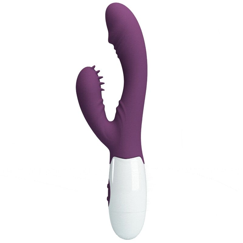 PRETTY LOVE - ANDRE RABBIT VIBRATOR & G-POINT STIMULATOR PURPLE