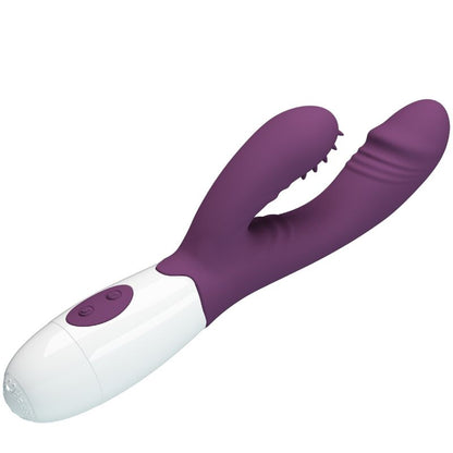 PRETTY LOVE - BUTTERFLY KISS RABBIT VIBRATOR & G-SPOT STIMULATOR PURPLE