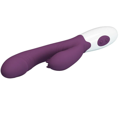 PRETTY LOVE - BUTTERFLY KISS RABBIT VIBRATOR & G-SPOT STIMULATOR PURPLE