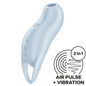 SATISFYER - POCKET PRO 1 CLITORIS STIMULATOR LIGHT BLUE