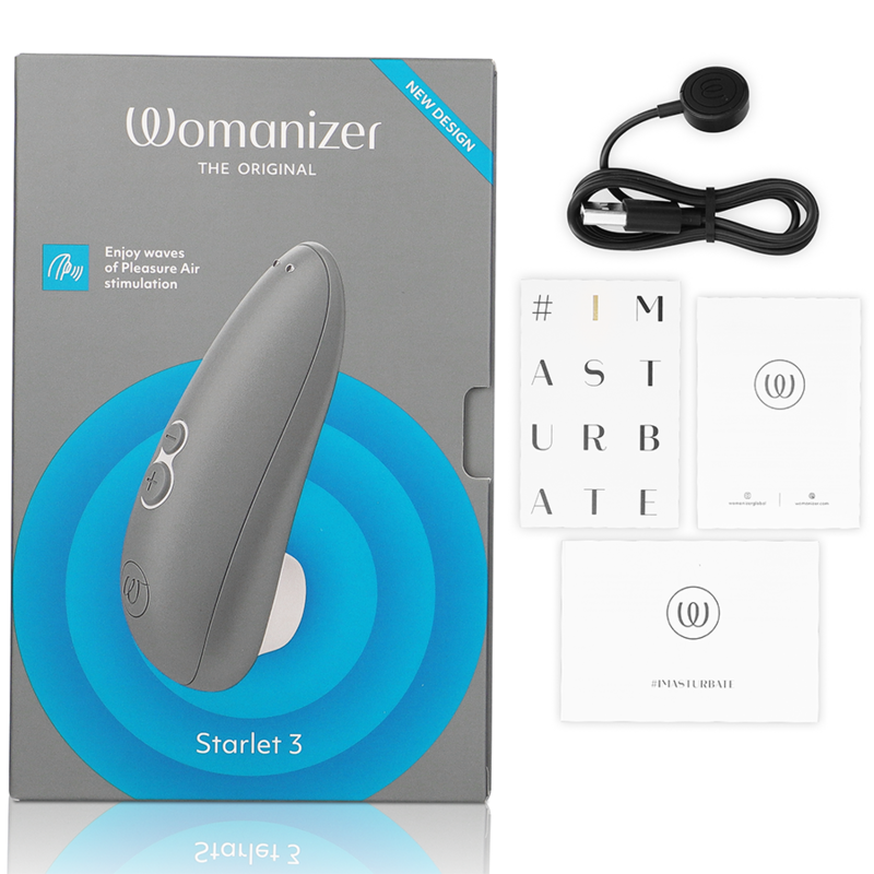 WOMANIZER - STARLET 3 CLITORAL STIMULATOR GRAY