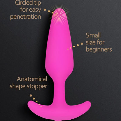 G-VIBE - GPLUG VIBRATOR PLUG ANAL XS FUCHSIA