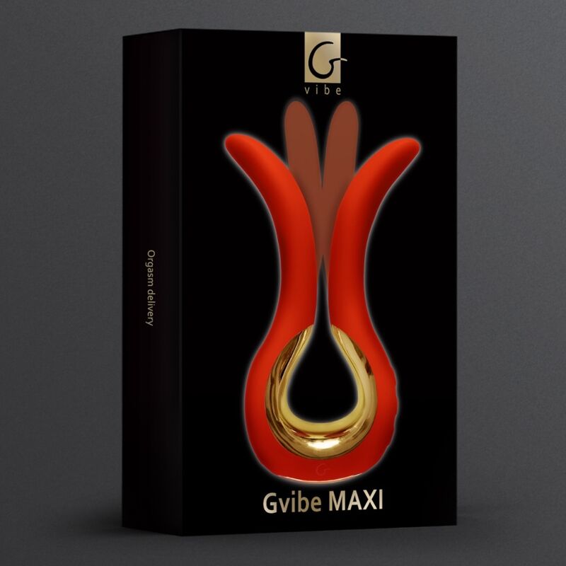 G-VIBE - GVIBE MAXI VIBRATOR WITH TWO FLEXIBLE TIPS CORAL