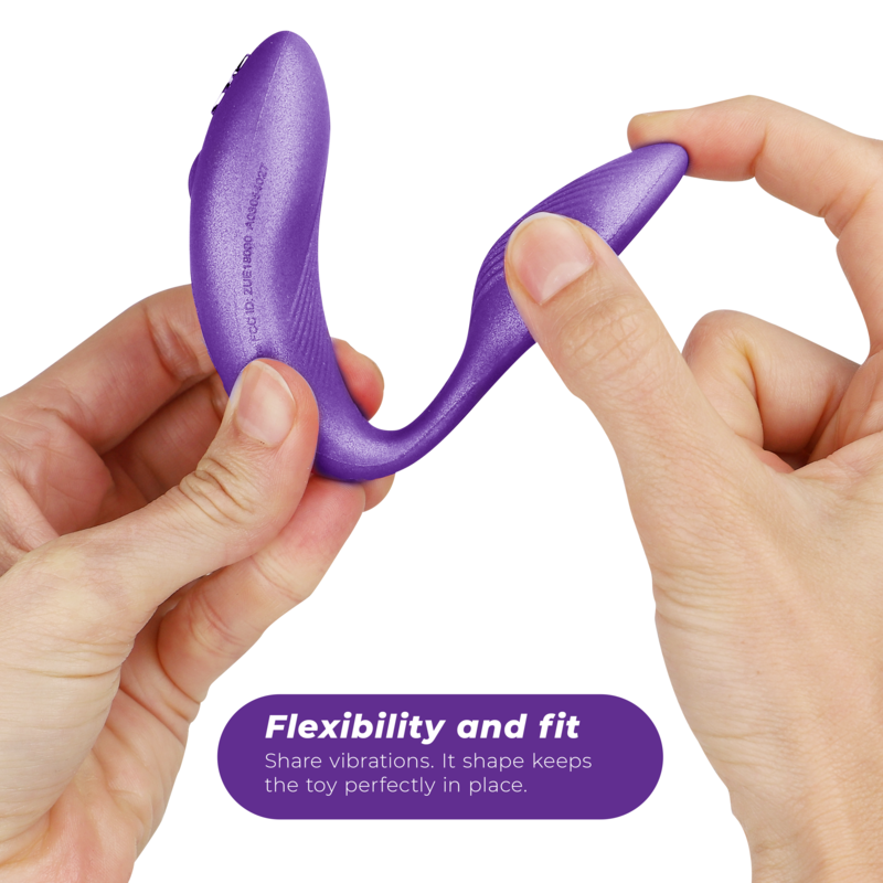 WE-VIBE - CHORUS VIBRATOR FOR COUPLES WITH LILAC SQUEEZE CONTROL