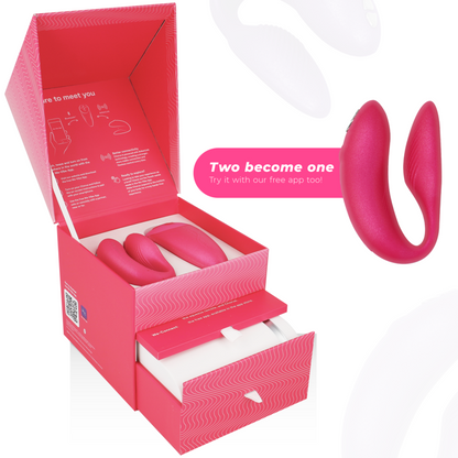 WE-VIBE - CHORUS VIBRATOR FOR COUPLES WITH SQUEEZE CONTROL PINK