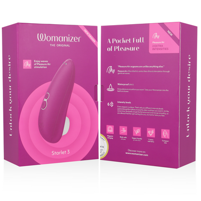 WOMANIZER - STARLET 3 CLITORAL STIMULATOR VIOLET