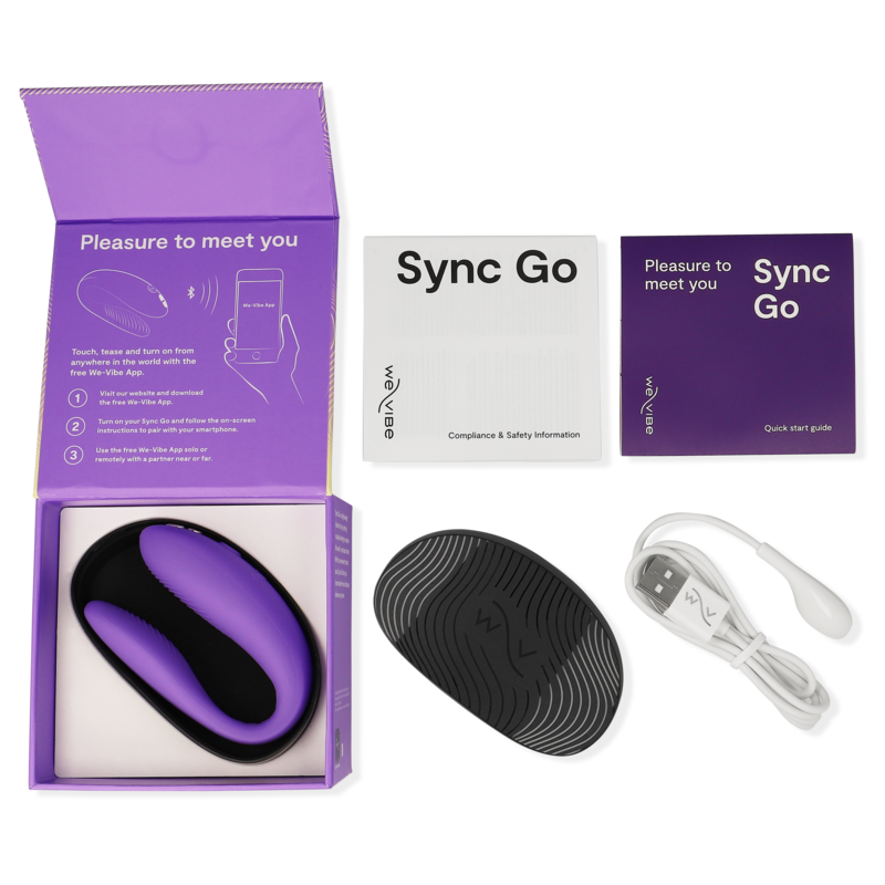 WE-VIBE - SYNC GO DUAL STIMULATOR VIOLET