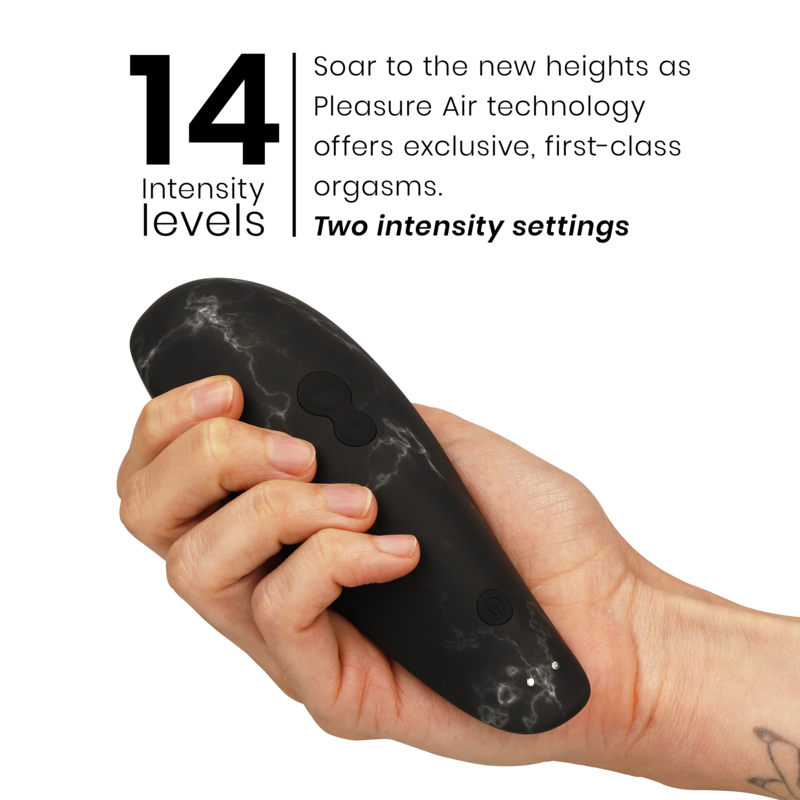 WOMANIZER - MARILYN MONROE CLASSIC 2 CLITORAL STIMULATOR BLACK MARBLE