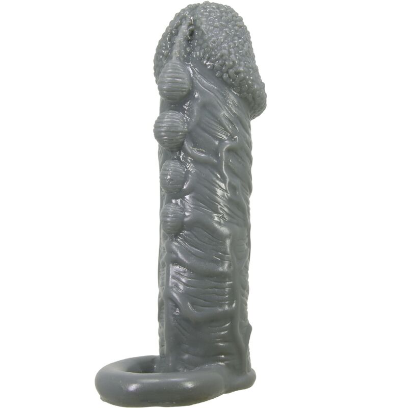 PRETTY LOVE - REALISTIC PENIS ENLARGER AND DELAY SLEEVE GREY