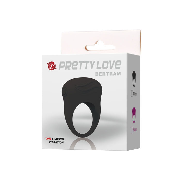 PRETTY LOVE - BERTRAM BLACK VIBRATOR RING