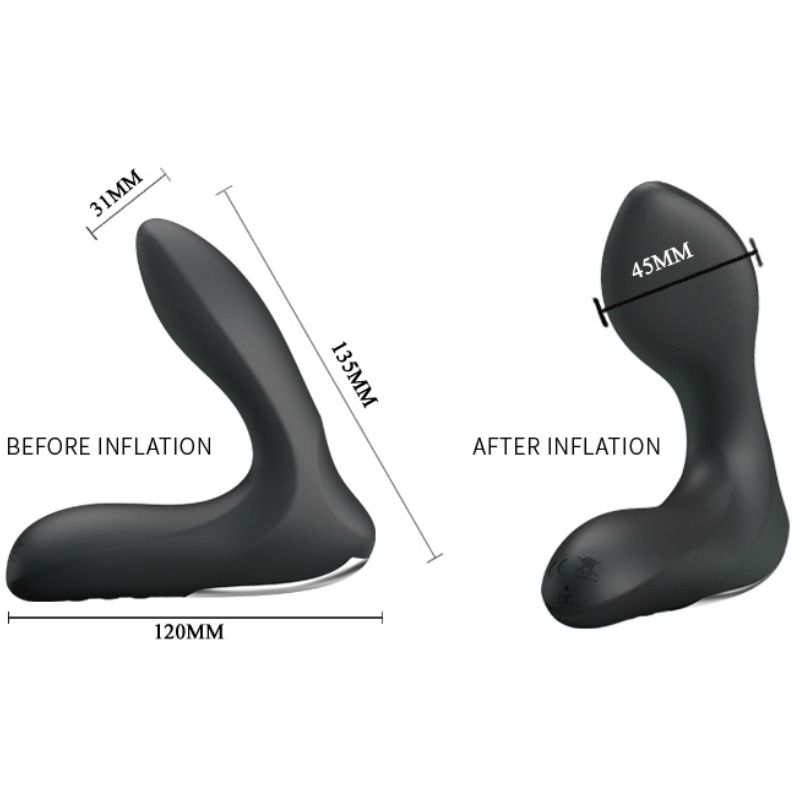 PRETTY LOVE - LEONARD INFLATABLE PROSTATIC MASSAGER WITH VIBRATION